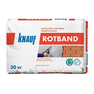 Штукатурка гипсовая универсальная Кнауф Ротбанд (Knauf Rotband) серый 30 кг