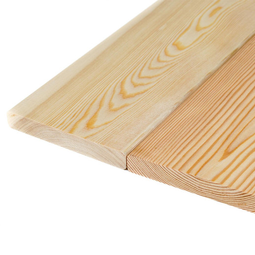 Планкен прямой из лиственницы Ларикс ПП2012042 4000х120х20 мм сорт AB