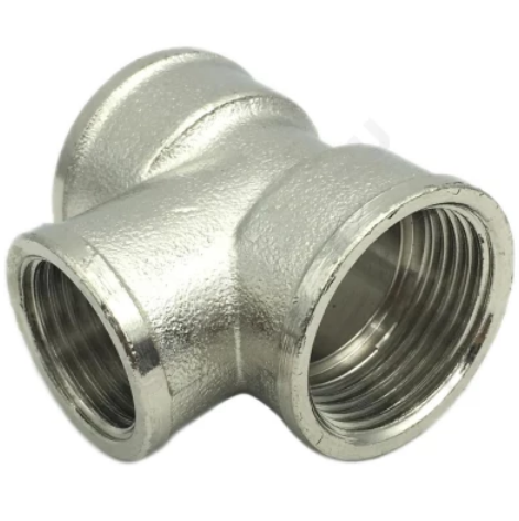 Тройник латунный  25х20х25 мм 1х3/4х1 дюйм с внутренней резьбой