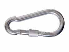 Карабин пожарный Креп-Комп DIN 5299 D М11 с фиксатором 10 шт