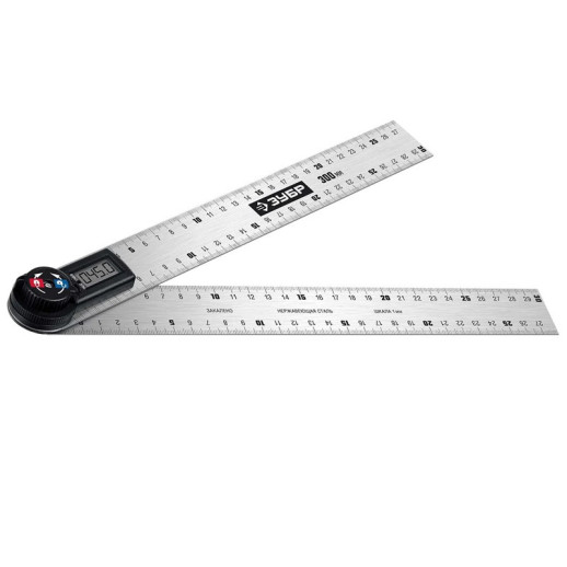 Транспортир-угломер электронный Зубр Профессионал 34296 300 мм