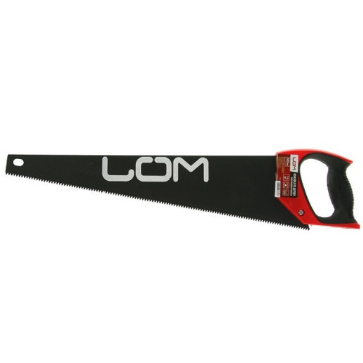Ножовка по дереву LOM 1823839 c тефлоновым покрытием 500 мм