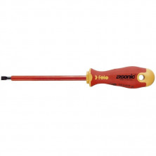 Отвертка диэлектрическая плоская шлицевая Felo Ergonic SL 4,5X1X125 мм