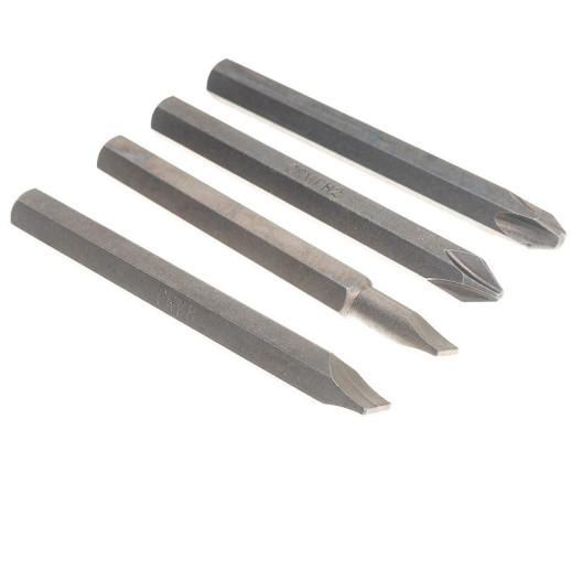 Бита для ударной отвертки Fit 56270 80 мм 4 шт