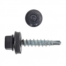 Саморез кровельный Kenner RAL7024 серый графит 4,8х29 мм 3500 шт