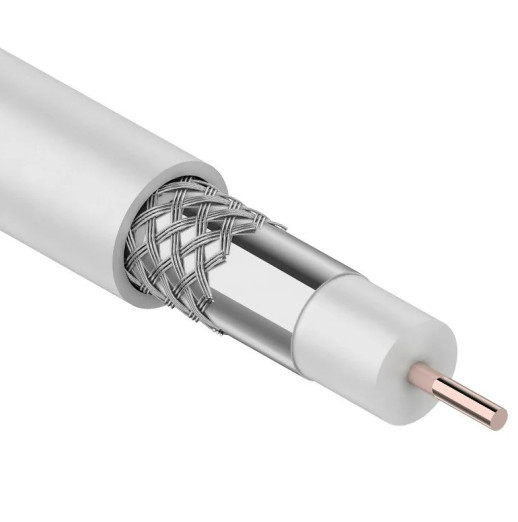 Кабель коаксиальный Proconnect Indoor 01-2205-10 RG-6U 75Ом CCS/Al/Al белый 10 м