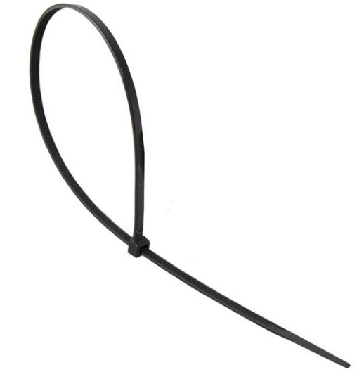 Хомут нейлоновый General Lighting Systems GNC-36-250-B 475331 3,6х250 мм черный 100 штук