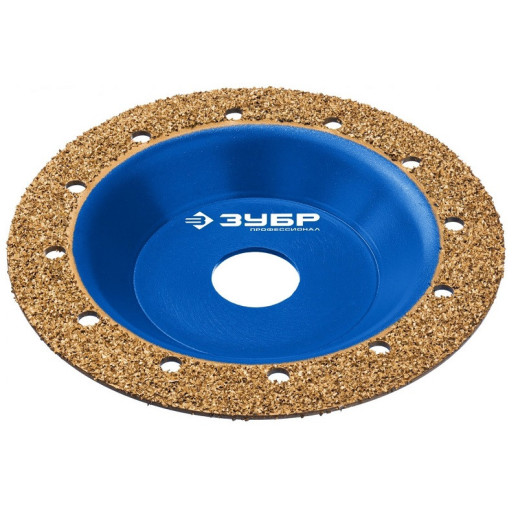 Чашка обдирочно-шлифовальная плоская Зубр Профессионал №1 33430-1 мелкое зерно 125 мм