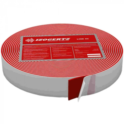 Лента вибродемпфирующая Izogertz Line 50 мм самоклеящаяся  