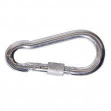 Карабин пожарный Креп-Комп DIN 5299 D М8 с фиксатором 500 шт