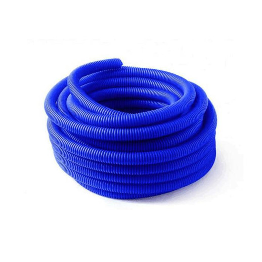 Шланг гофрированный для PE-X Дн 25 для трубы Дн 16 синий бухта 50м РОС