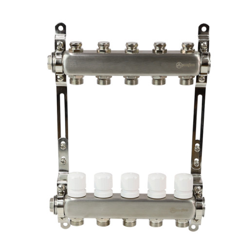 Группа коллекторная Aquasfera 9504-01 2 выхода 1х3/4 дюйма под евроконус