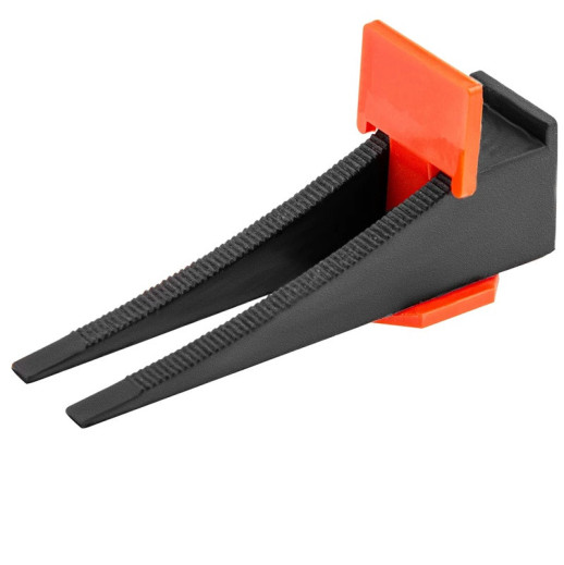 Система выравнивания плитки In Work Т-образные зажимы и двойные клинья 1,4 мм  40 шт