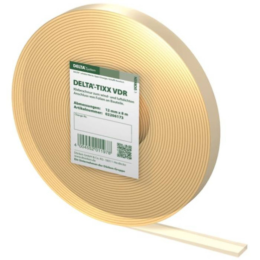 Шнур клеевой Delta Tixx VDR 12 мм х 8 м 10 штук  