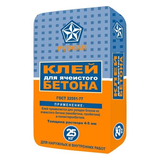Клей для блоков Русеан 25кг