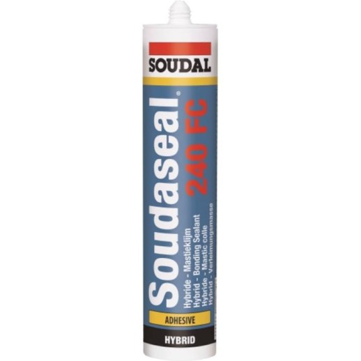 Клей-герметик быстрого отверждения Soudal Soudaseal 240 FC 105027 серый 290 мл  