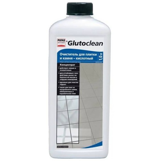 Очиститель для плитки и камня кислотный Pufas Glutoclean N352 1 л