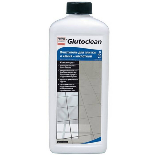 Очиститель для плитки и натурального камня Pufas Gl Fliesen-U Steinrein N352 кислотный 1 л