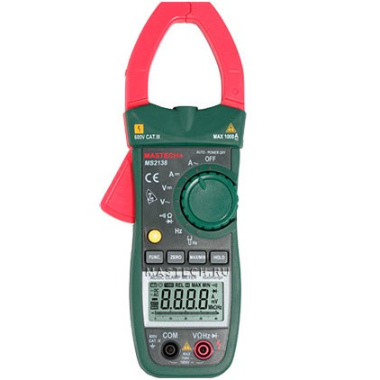 Клещи токоизмерительные Mastech MS2138