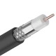Кабель коаксиальный RG-6U 75 Ом CCS/Al/Al 64% Outdoor черный бухта 305 м Rexant
