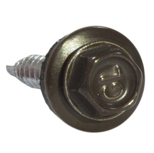 Саморез кровельный Grand Line 4,8х70 мм Ral 8019 металл-дерево