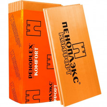 Теплоизоляция Пеноплэкс Комфорт 1185х585х30 мм 13 плит в упаковке  