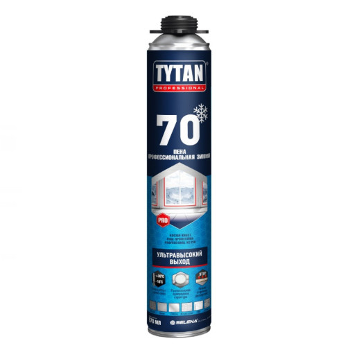 Пена профессиональная Tytan Professional 70 зимняя 870 мл  
