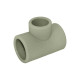 Тройник PP-R серый внутренняя пайка Дн 20 VALFEX 10111020Г