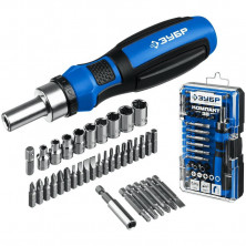 Отвертка реверсивная Зубр Профессионал Компакт-38 25165-H38_z01 с насадками 38 предметов