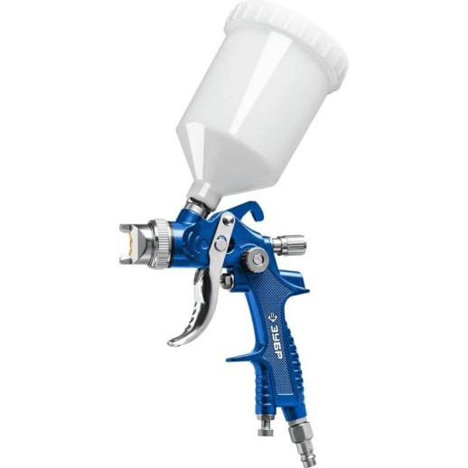 Краскопульт пневматический Зубр Профессионал 06563-1.7_z01 с верхним бачком HVLP 1,7 мм