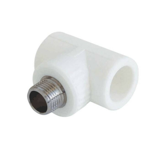 Тройник PP-R комбинированный белый НР Дн 25х3/4" VALFEX 10128025