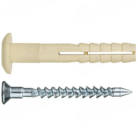Дюбель-гвоздь Tech-Krep SMX-G нейлоновый с грибовидной манжетой 6х40 мм 2000 штук