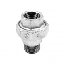 Соединитель прямой американка чугун оц Ду 32 (1 1/4") ВР/НР Fittex PLUS