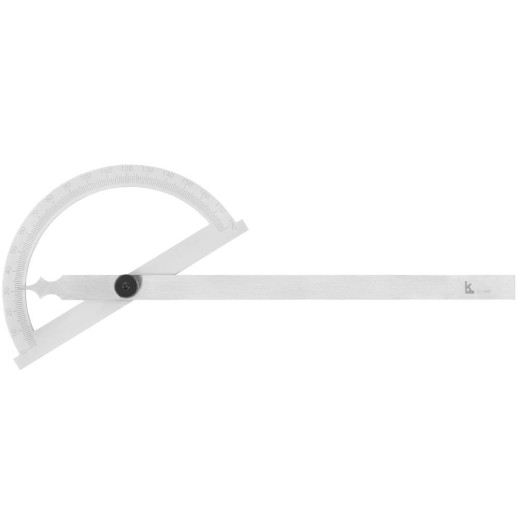 Угломер нониусный Калиброн 1032780 с транспортиром 0-180 градусов 200х300 мм