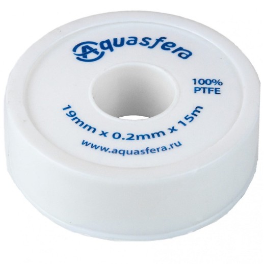 Лента-фум Aquasfera 6020-04 19х0,2 мм 15 м