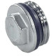 Пробка Giacomini R592DX006 1 1/4 дюйма для коллектора R592D латунная хромированная