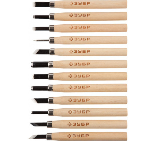 Резцы по дереву Зубр Эксперт 18375-H12 12 шт