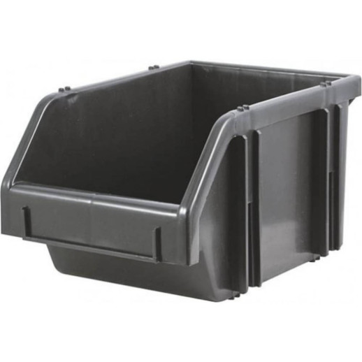 Лоток для крепежа Fit 65696 пластиковый черный 490х310х190 мм