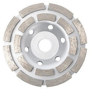 HAGWERT Чашка шлиф-я алмазная сегм. двухрядная 125x22,23 мм DiaJet 500023