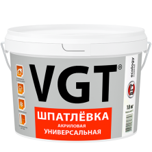 Шпатлевка акриловая универсальная VGT 18 кг