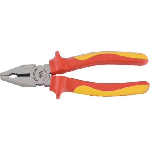 Пассатижи комбинированные King Tony 6116-07A диэлектрические 185 мм