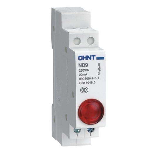 Индикатор Chint ND9-1/r 594113 AC/DC 230В красный