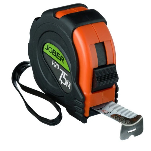 Рулетка измерительная Jober Профи 25 мм 7,5 м