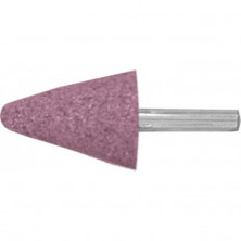 Шарошка абразивная Fit 36962 по металлу конус с закруглением 25х13х6 мм