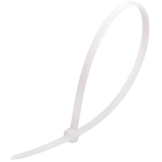 Хомут кабельный нейлоновый Tokov Electric TKE-HNS-2,5-150-W/100 белый 2,5х150 мм 100 штук