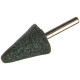 Шарошка абразивная Fit 36981 конус с закруглением 25х35х6 мм