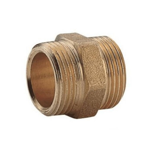 Ниппель латунь Ду 15 (1/2") НР R189 Giacomini R189Y003