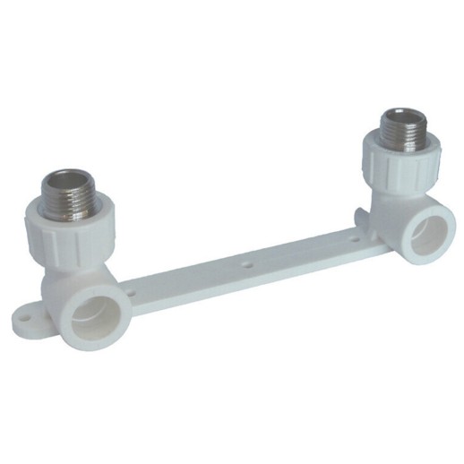 Угольник двойной Политэк 9600102012 с наружной резьбой 20х1/2 дюйма