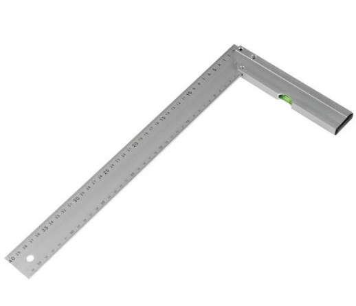 Угольник Tundra 1006520 c уровнем 400 мм