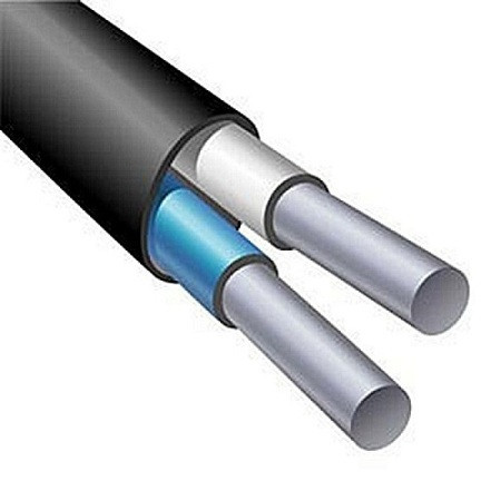 Кабель АВВГ 2х10 черный Альгиз ГОСТ